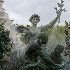 Brunnen um die Freiheitsstatue in Bordeaux