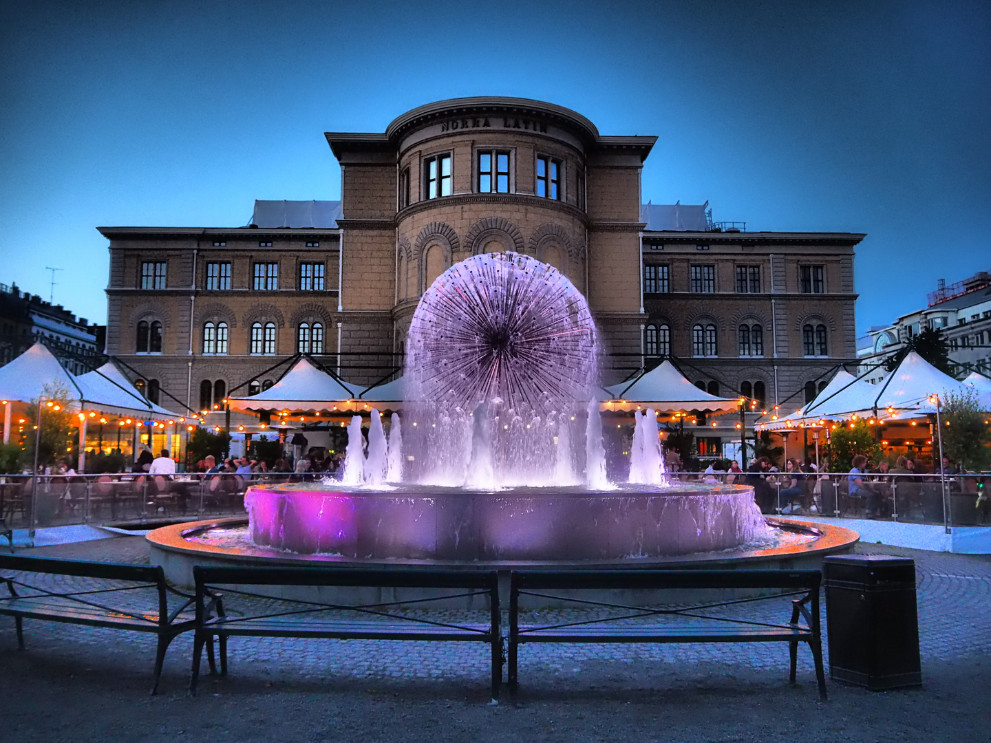 Brunnen vor dem Norra Latin, Stockholm