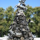 Brunnen vor dem Schloss Herrenchiemsee