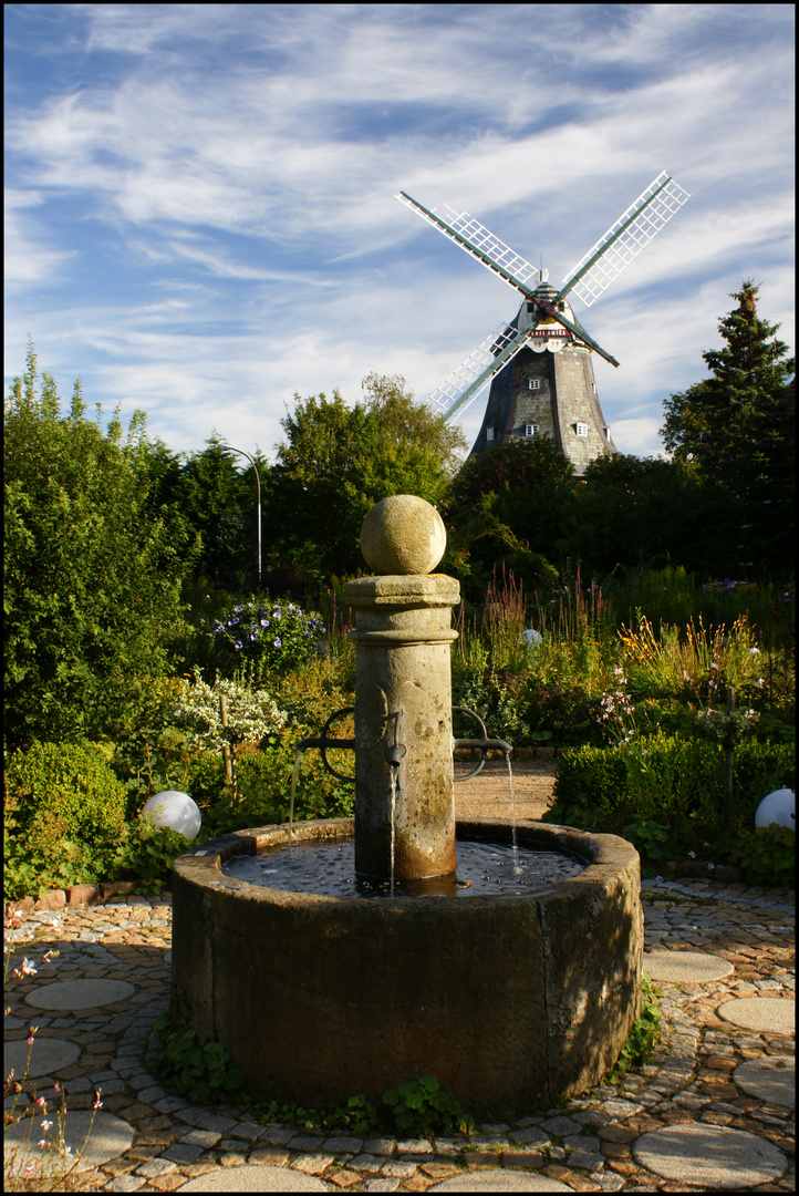 Brunnen vor der Mühle