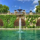 Brunnen vor der Orangerie HDR (Schloss Sanssouci)