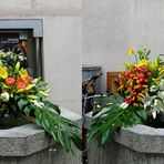 Brunnen zwischen den Toren Stadt Aarau - Schweiz - Kreuzblick Stereos