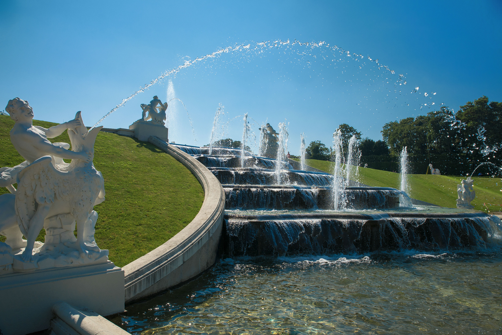 Brunnenanlagen von Schloss Belvedere Wien