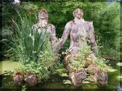 Brunnenfiguren: Zeus und Alkmene