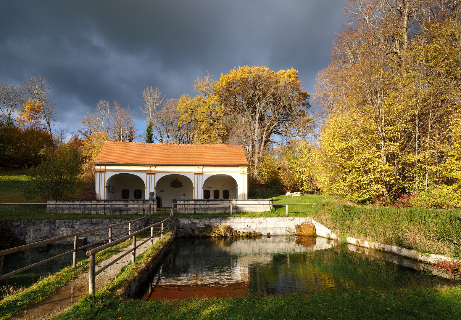 Brunnenhaus beim Kloster Wessobrunn