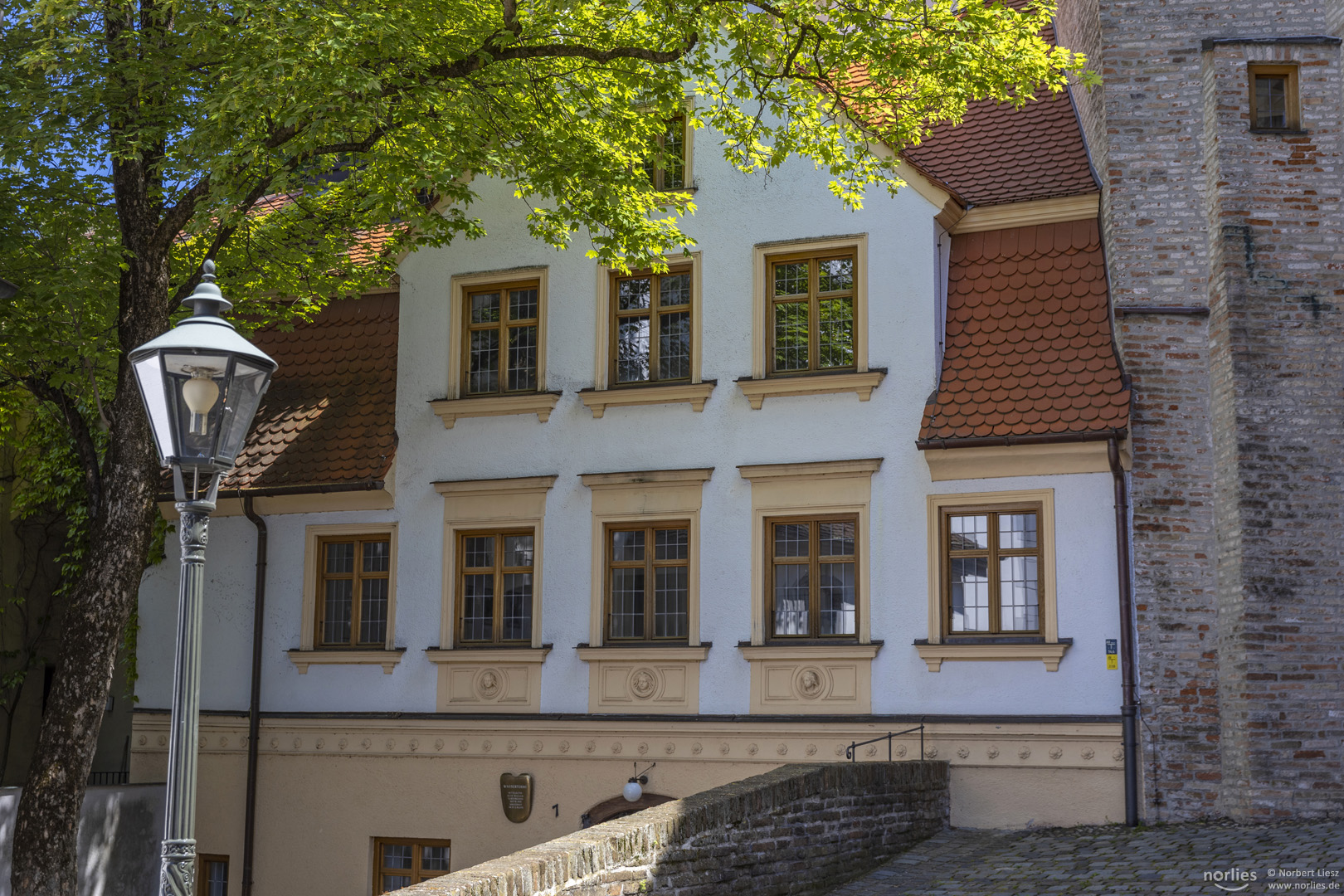 Brunnenmeisterhaus mit Baum