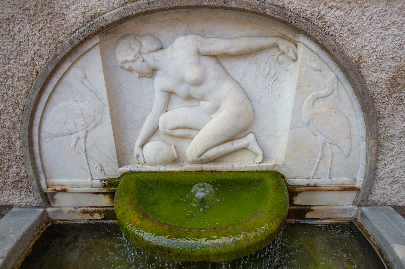 Brunnenrelief im Stuttgarter Lapidarium