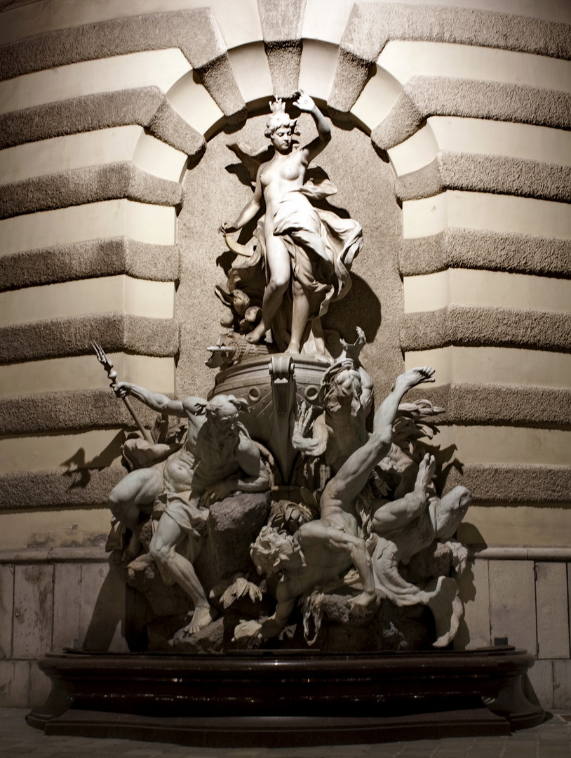 Brunnenskulptur bei der Hofburg