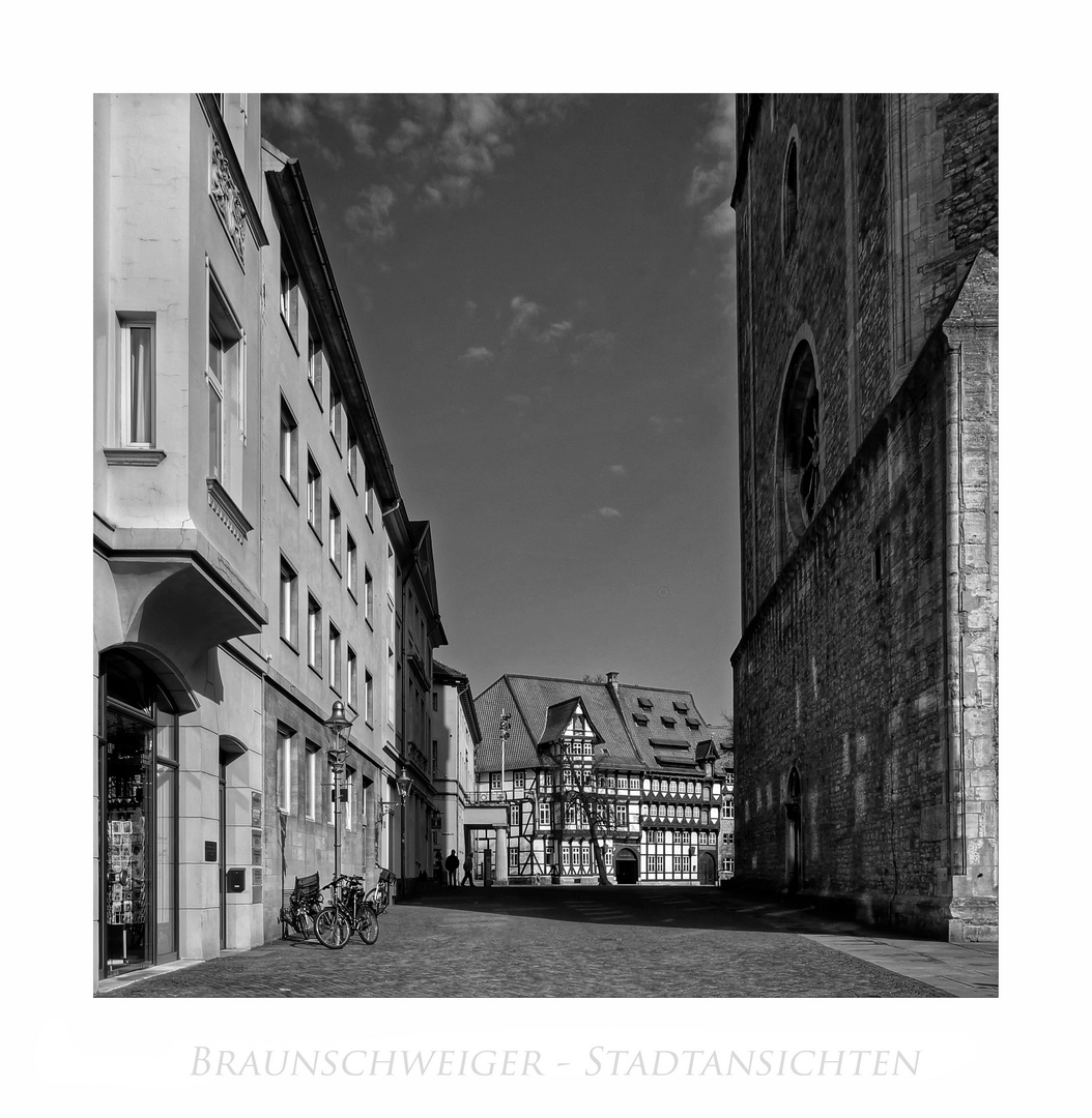 Brunswicker - Impressionen " Blick, zum Burgplatz...