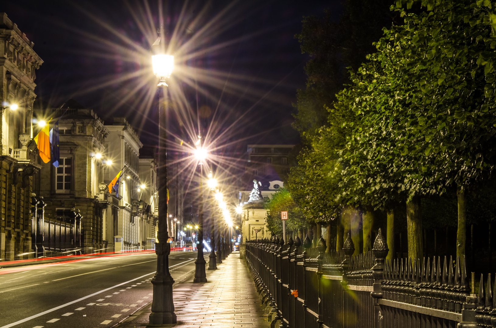 Brussel at night