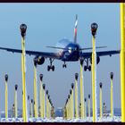 Brussels AIrport in the snow