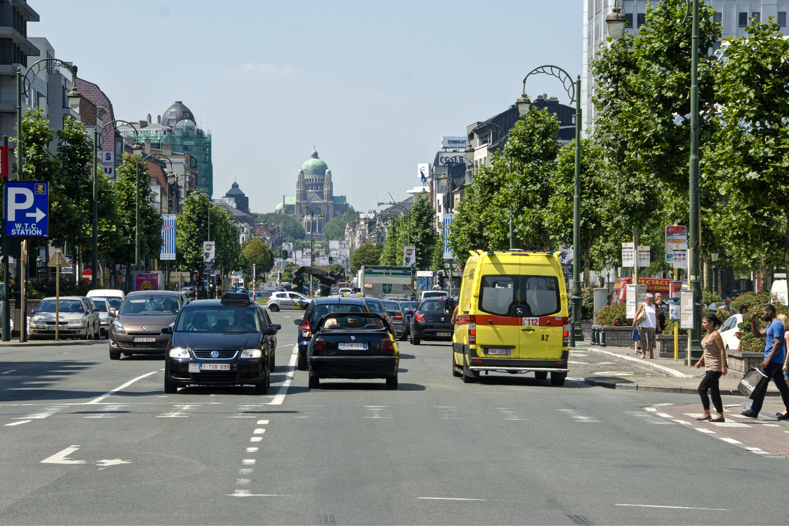 Bruxelles - Boulevard du Jardin Botanique