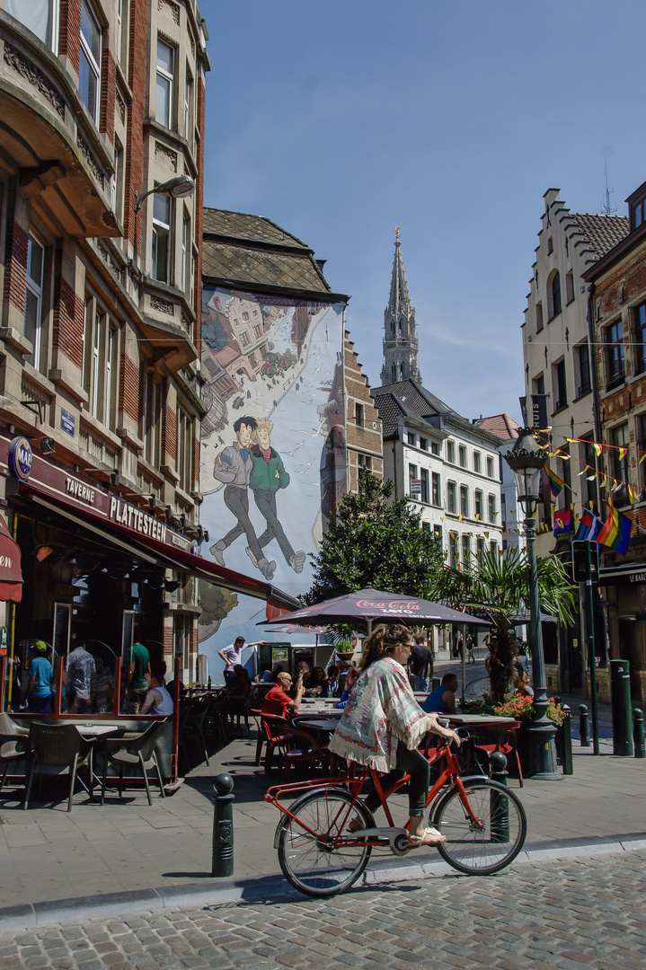 Bruxelles - Rue du Marché au Charbon - Rue des Teinturiers - 05