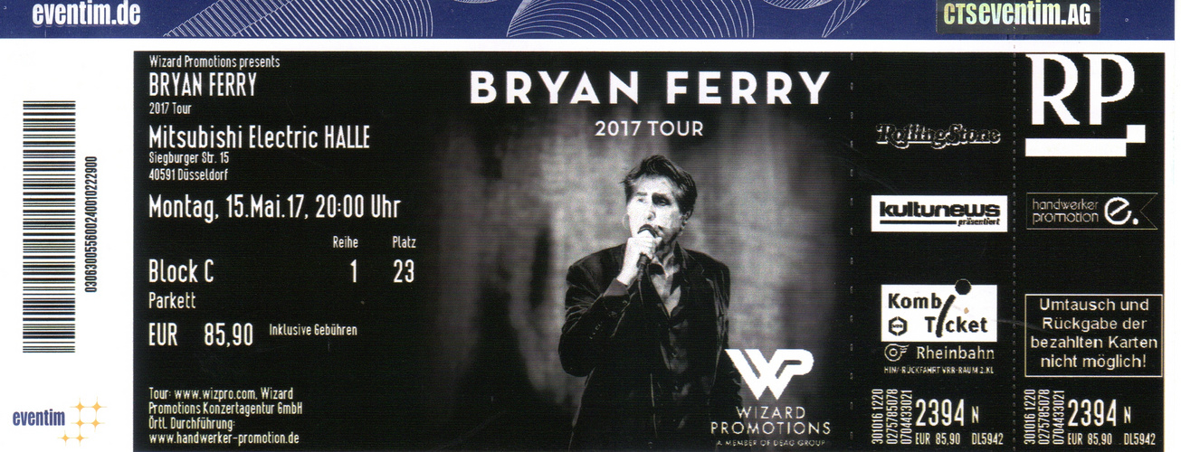 Bryan Ferry 2017