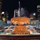 Bryant Park by night