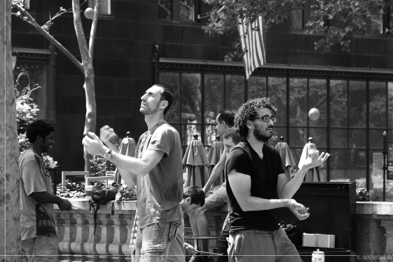 Bryant Park - Two Jugglers