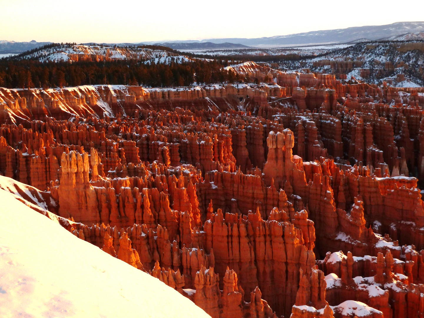 Bryce Canyon Amphitheater; Blick vom Inspiration Point