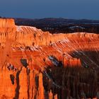 Bryce Point: sunrise on a cold February morning