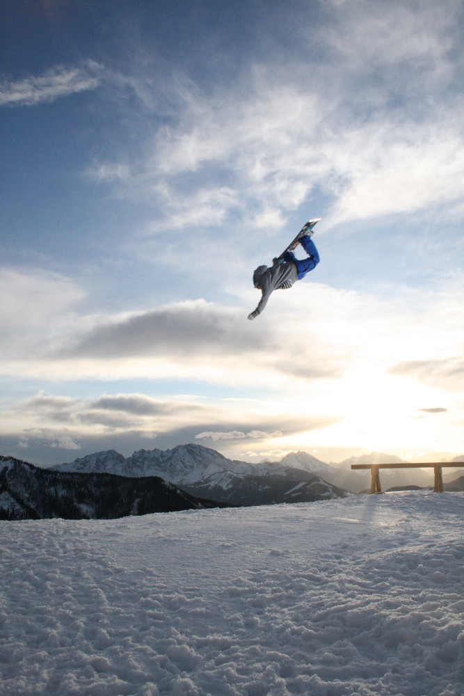 BS Rodeo5 in den Sonnenuntergang