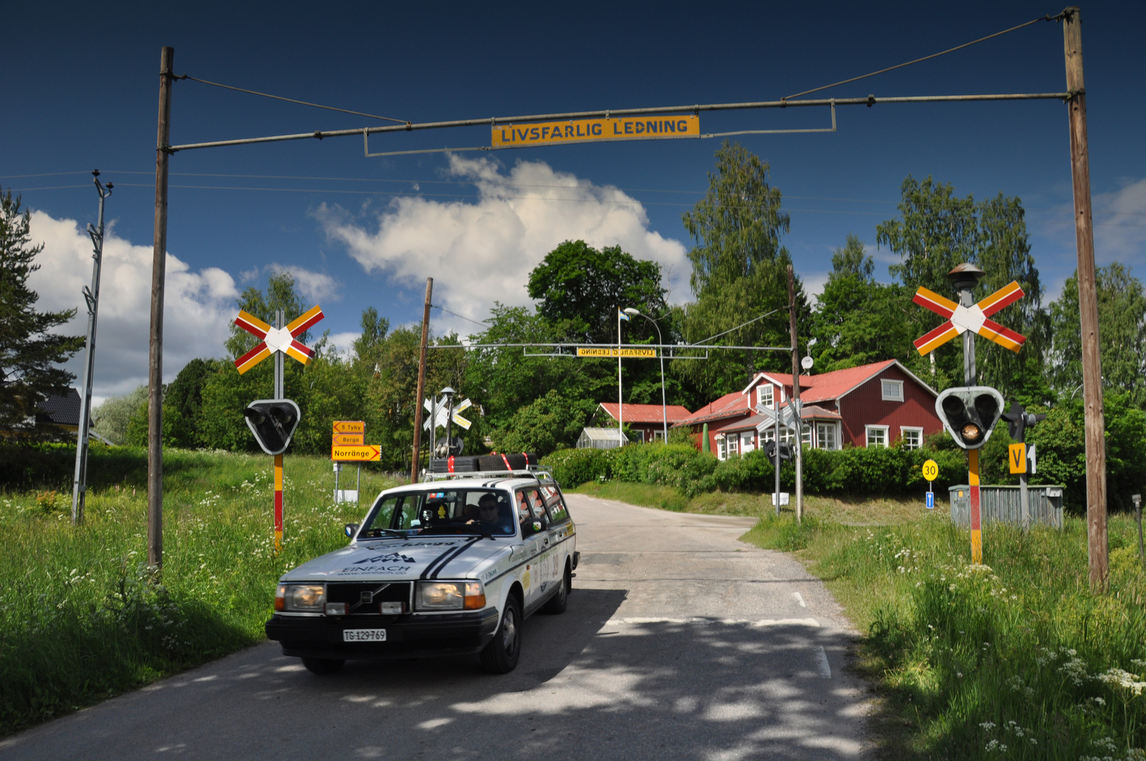 BSC 2014: Bahnübergang in Schweden