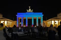 Btandenburger Tor beim Festival of Lights 2014