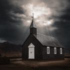 Búðakirkja - black church iceland