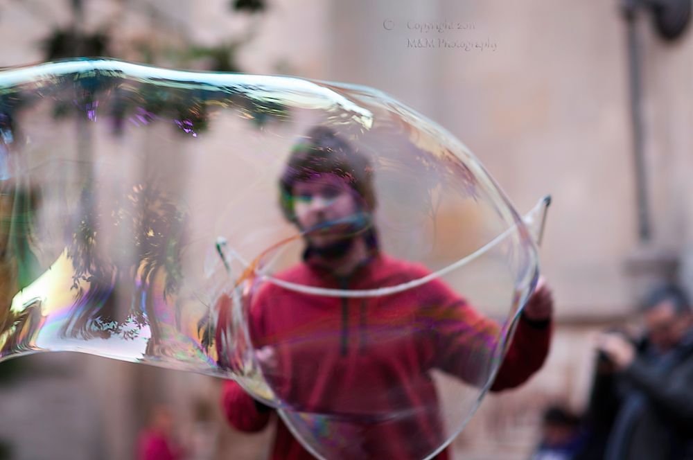 Bubble man