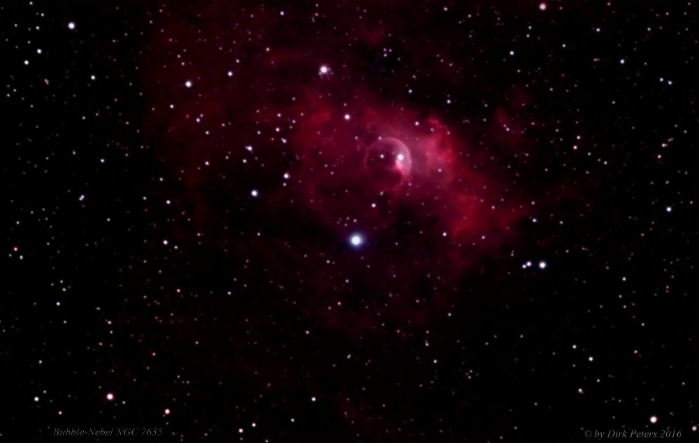 Bubble Nebula (NGC 7635) im Sternbild Kassiopeia