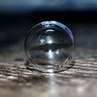 bubble on the wooden floor