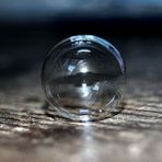 bubble on the wooden floor