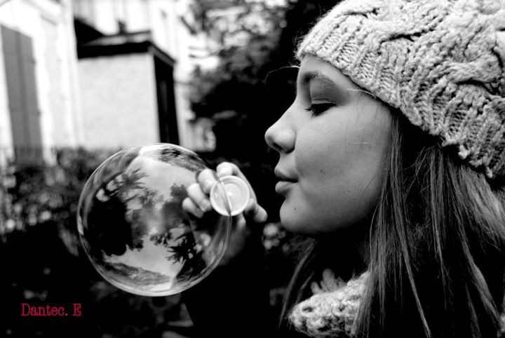 Bubble woman.