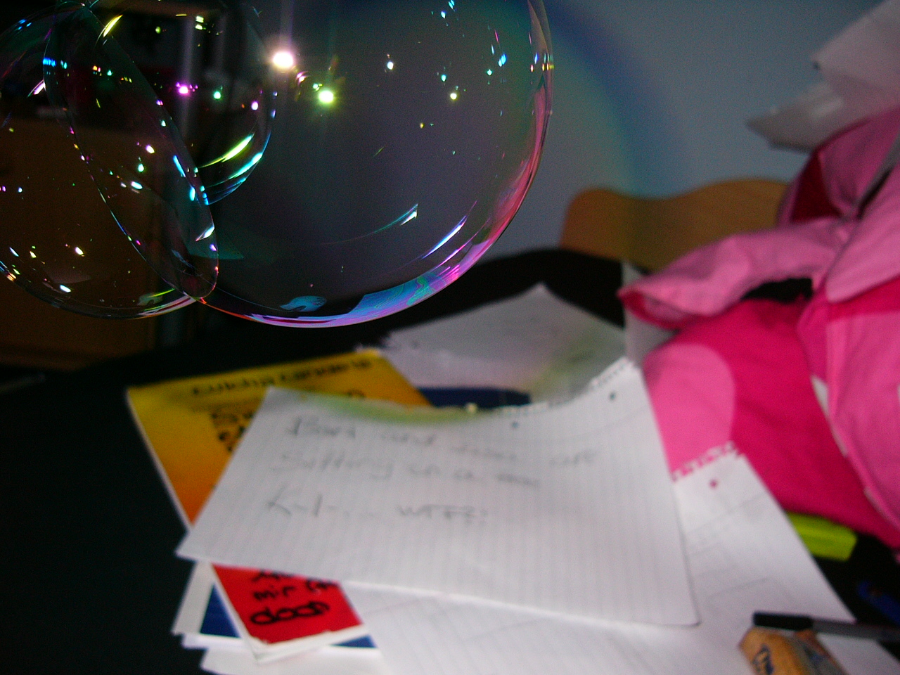 Bubbles.!