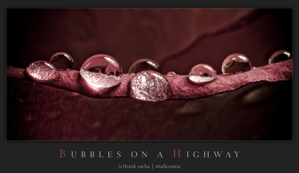 bubbles on a highway