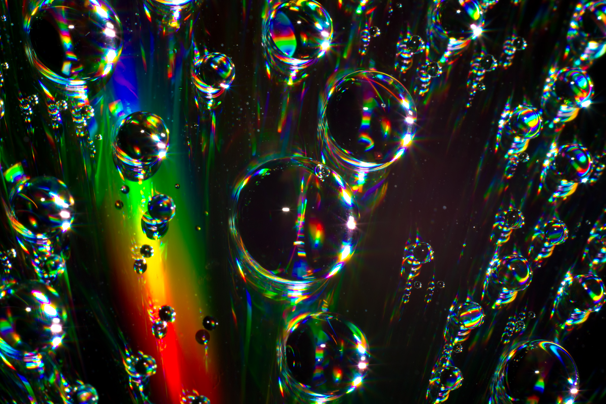 Bubbles on CD