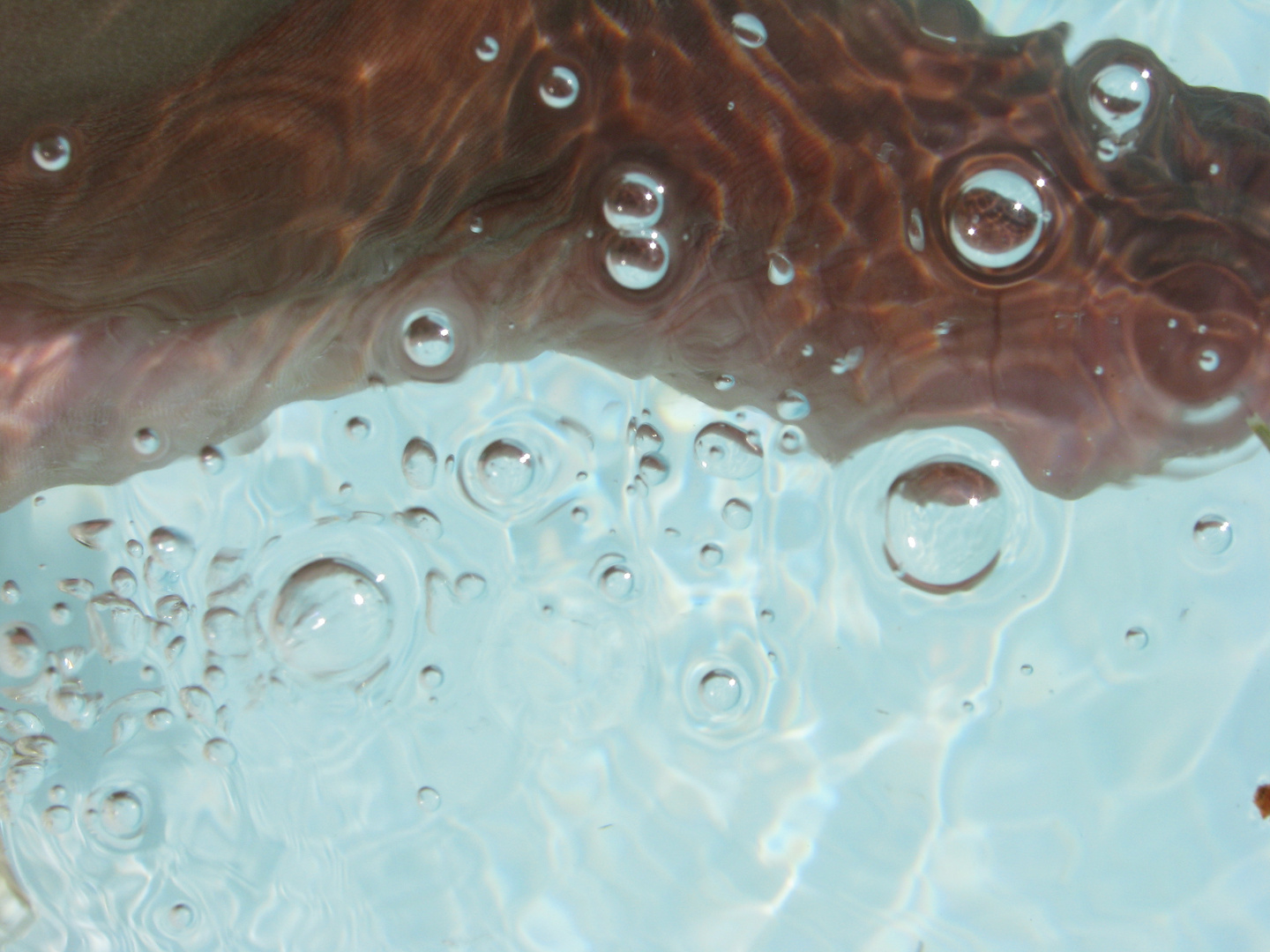 Bubbly foot
