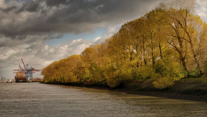 Bubendey Ufer Blick Richtung Hafen