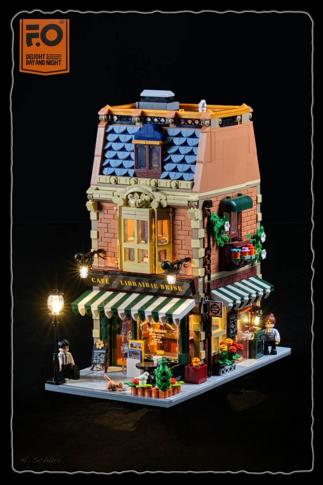 "Buch Cafe"   bei Nacht
