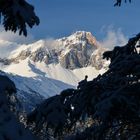 Buchen bei Telfs Blick zum Karwendelgebirge