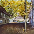 Buchen-Odenwald, Museumshof im Herbst