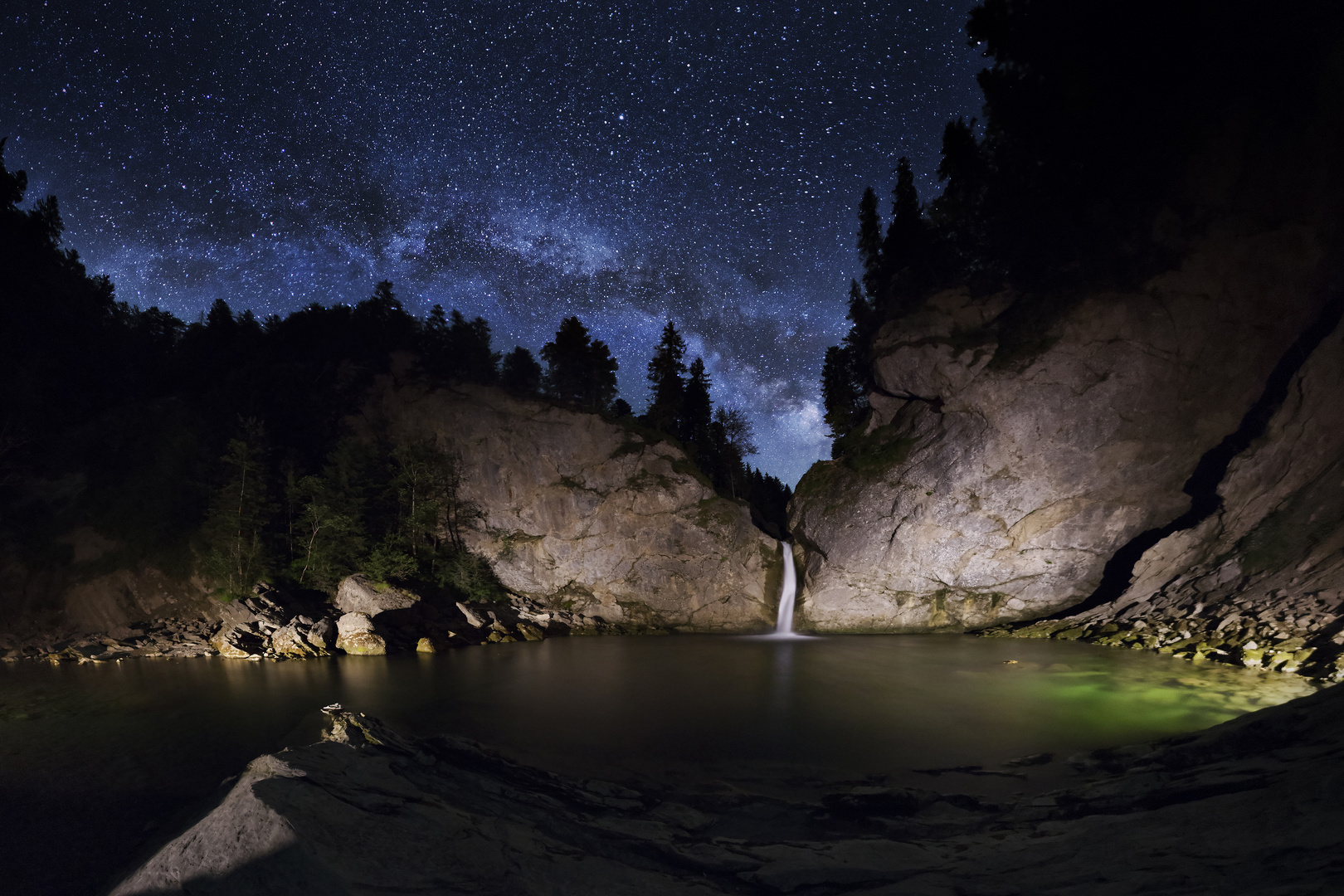 || Buchenegger Wasserfall - Aufgang der Milchstrasse ||