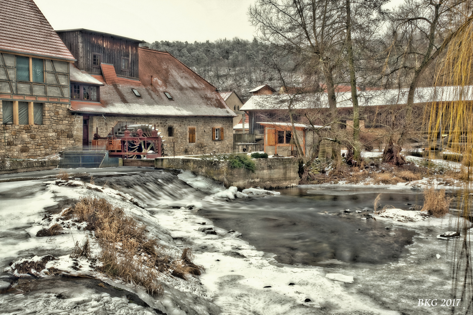 Buchfart im Weimaer Land im Winter 2017