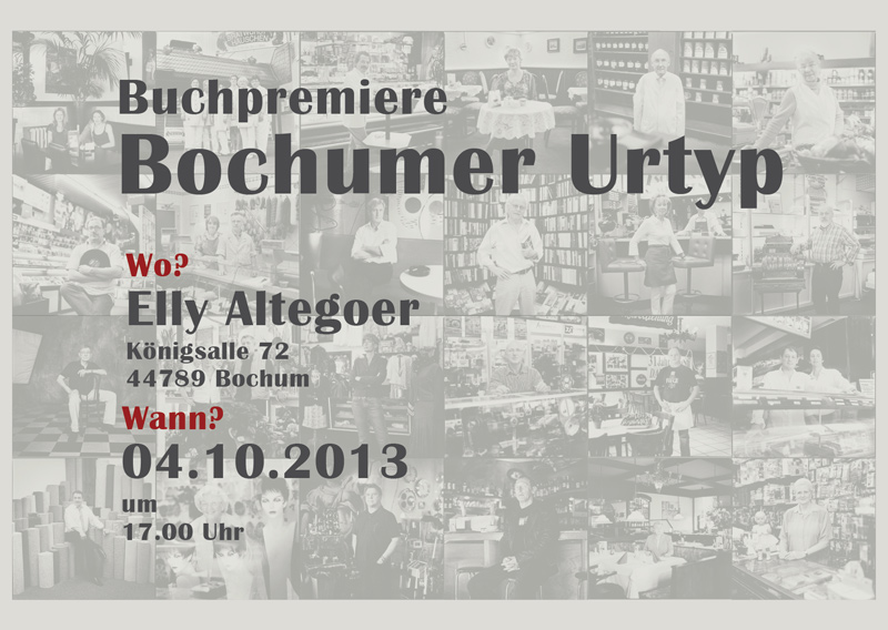 Buchpremiere Bochumer Urtyp