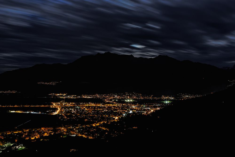 Buchs bei Nacht