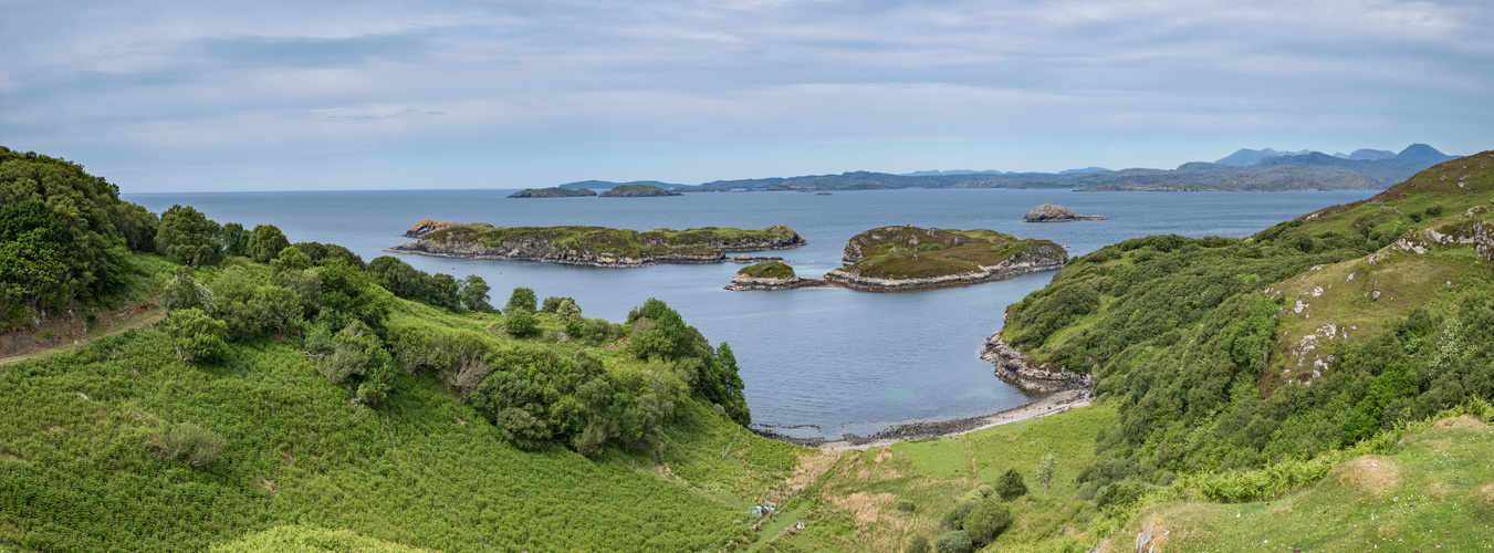 Bucht an der schottischen Atlantikküste