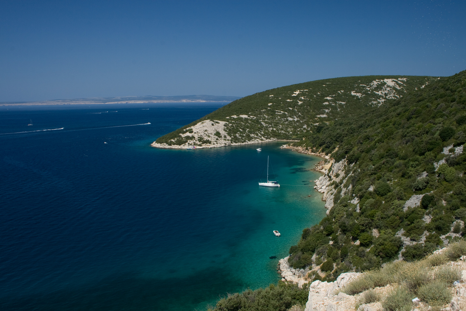 Bucht auf der Insel Rab