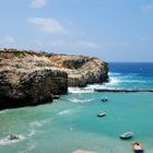 Bucht auf Malta, vis à vis von Popey Village