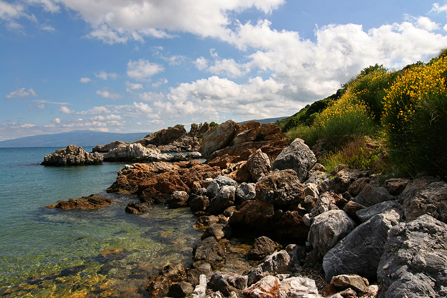 Bucht bei Agiokampos