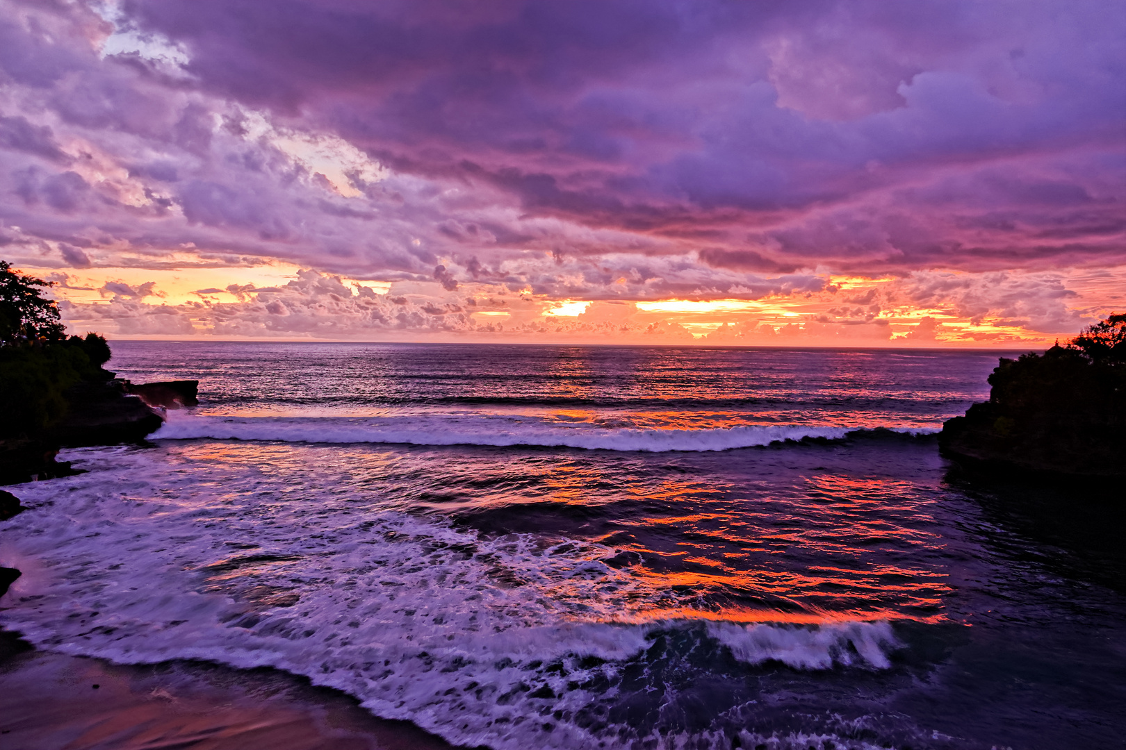 Bucht bei Tanah Lot