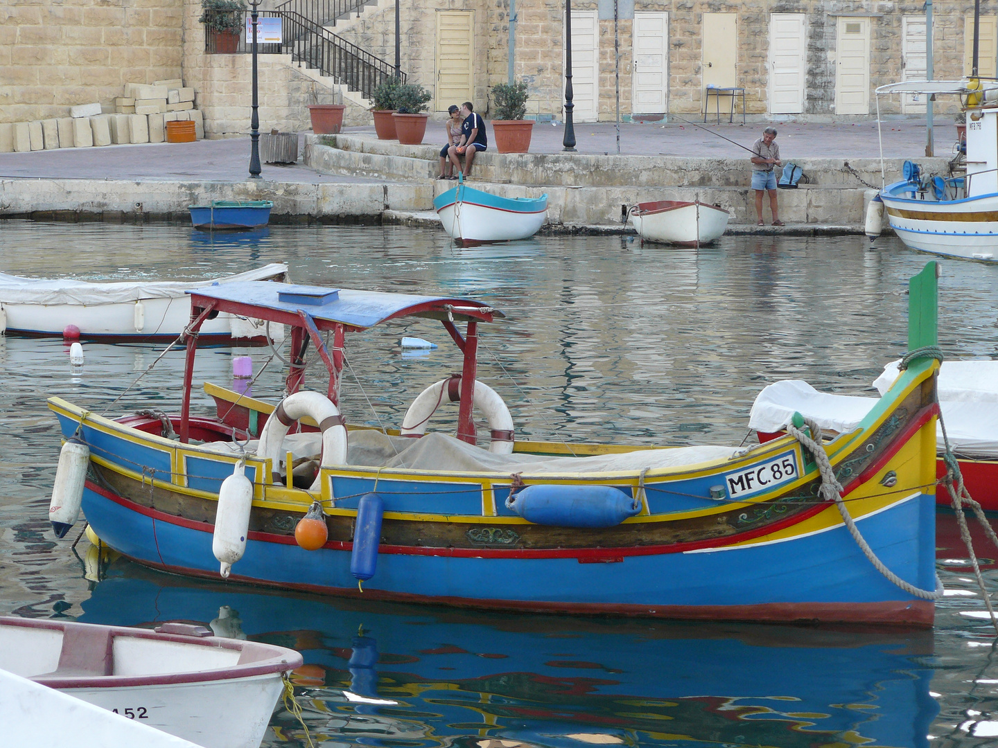 Bucht bei Valletta. Malta