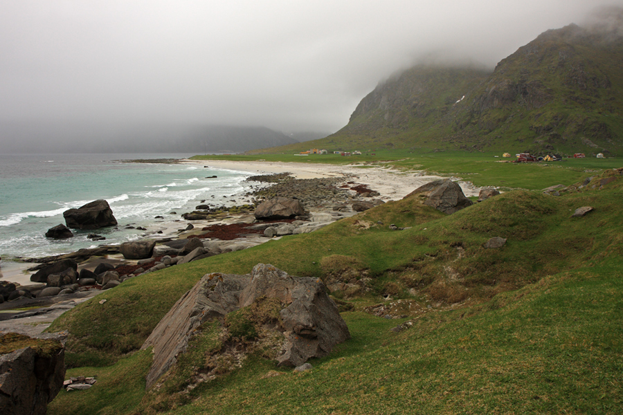 Bucht im Nebel